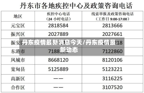 丹东疫情最新消息今天/丹东疫情最新动态-第2张图片