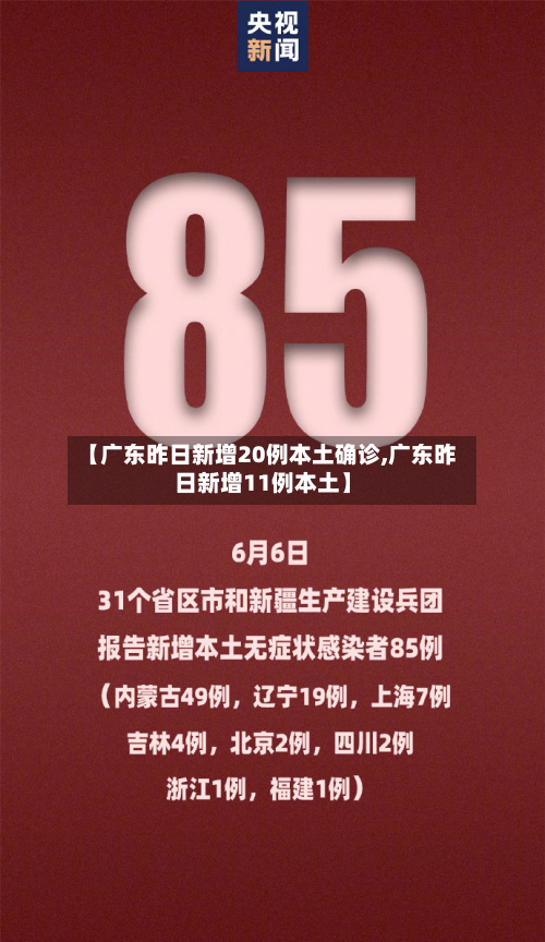 【广东昨日新增20例本土确诊,广东昨日新增11例本土】-第2张图片