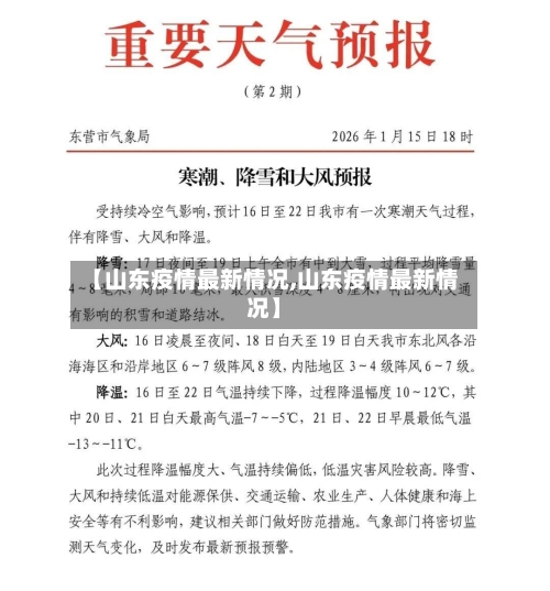【山东疫情最新情况,山东疫情最新情况】-第2张图片