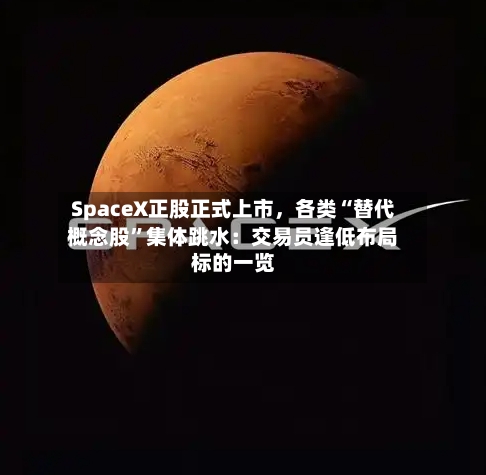 SpaceX正股正式上市，各类“替代概念股”集体跳水：交易员逢低布局标的一览-第2张图片