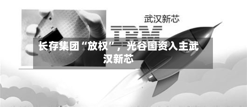长存集团“放权”，光谷国资入主武汉新芯-第2张图片