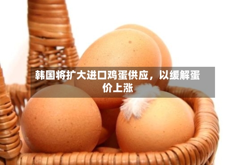 韩国将扩大进口鸡蛋供应，以缓解蛋价上涨-第2张图片