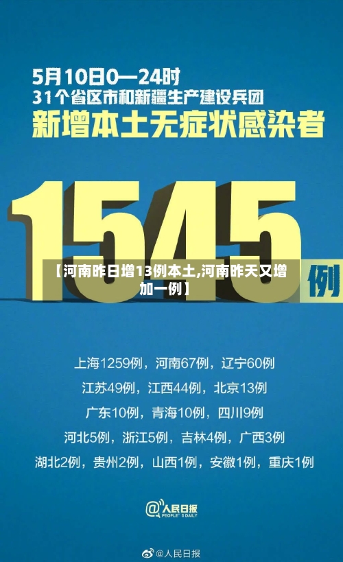 【河南昨日增13例本土,河南昨天又增加一例】-第2张图片