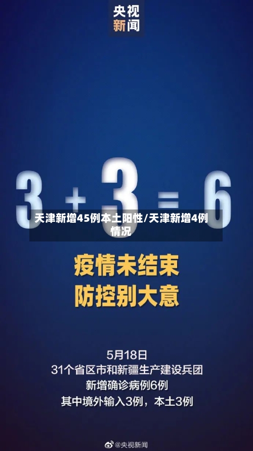 天津新增45例本土阳性/天津新增4例情况-第2张图片