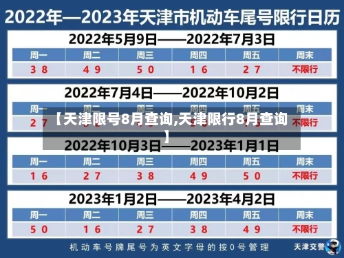 【天津限号8月查询,天津限行8月查询】-第3张图片