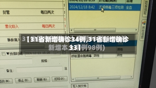 【31省新增确诊34例,31省新增确诊33】