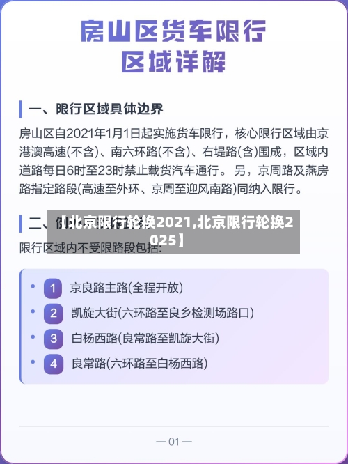 【北京限行轮换2021,北京限行轮换2025】-第2张图片