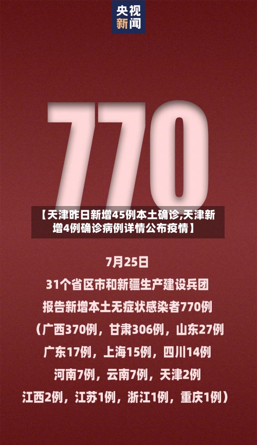 【天津昨日新增45例本土确诊,天津新增4例确诊病例详情公布疫情】-第1张图片
