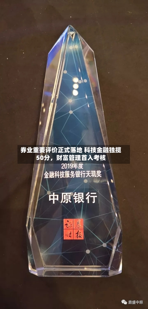 券业重要评价正式落地 科技金融独揽50分，财富管理首入考核-第3张图片