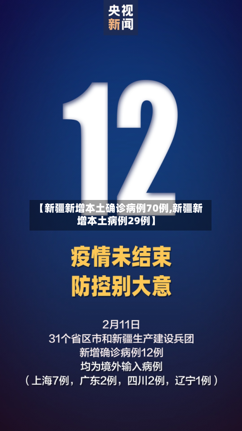 【新疆新增本土确诊病例70例,新疆新增本土病例29例】-第2张图片