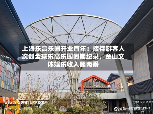 上海乐高乐园开业首年：接待游客人次创全球乐高乐园同期纪录，金山文体娱乐收入翻两番-第2张图片