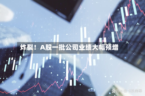 炸裂！A股一批公司业绩大幅预增