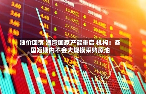 油价回落 海湾国家产能重启 机构:各国短期内不会大规模采购原油-第3张图片