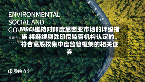MSCI维持对印度尼西亚市场的评级措施 将继续剔除印尼监管机构认定的、符合高股权集中度监管框架的相关证券