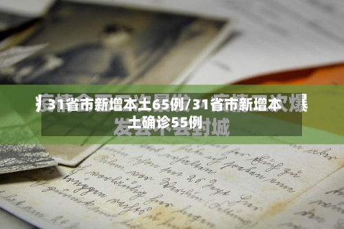 31省市新增本土65例/31省市新增本土确诊55例