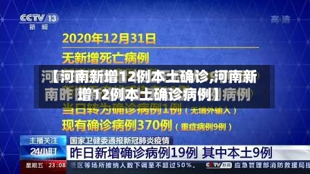 【河南新增12例本土确诊,河南新增12例本土确诊病例】-第2张图片