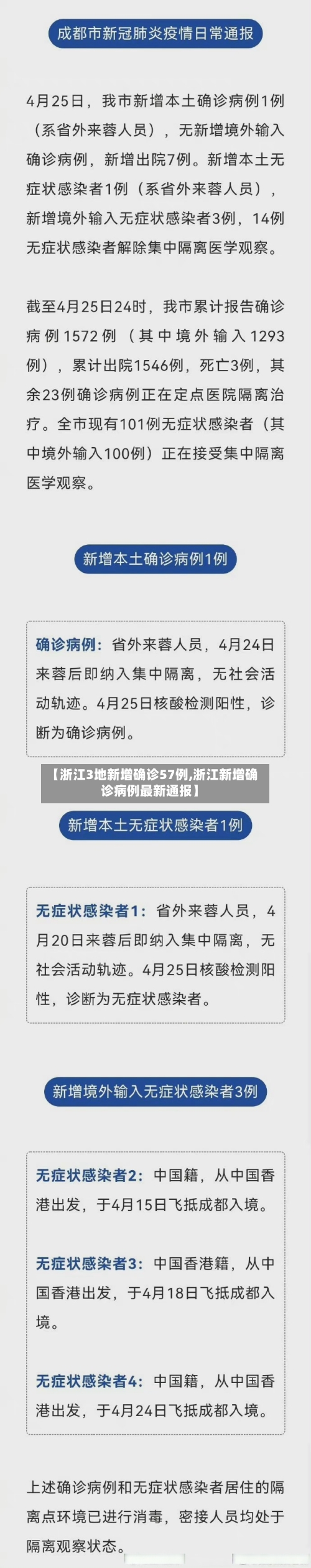 【浙江3地新增确诊57例,浙江新增确诊病例最新通报】