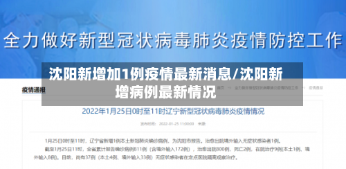 沈阳新增加1例疫情最新消息/沈阳新增病例最新情况-第2张图片