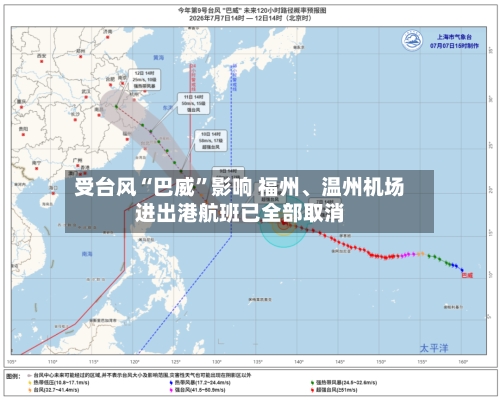 受台风“巴威”影响 福州、温州机场进出港航班已全部取消-第2张图片
