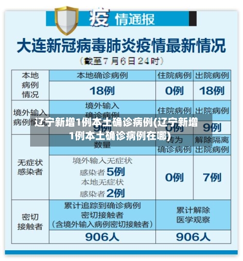 辽宁新增1例本土确诊病例(辽宁新增1例本土确诊病例在哪)-第2张图片
