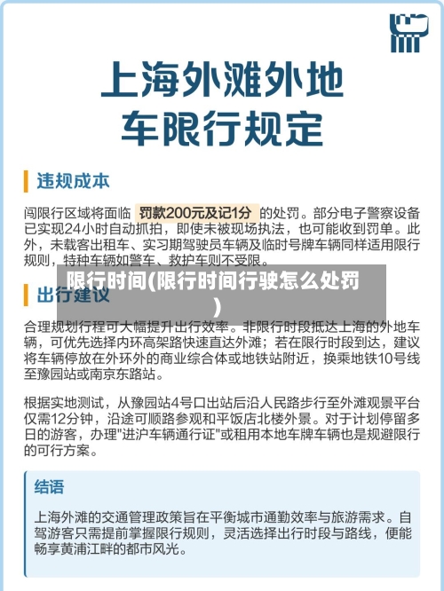 限行时间(限行时间行驶怎么处罚)