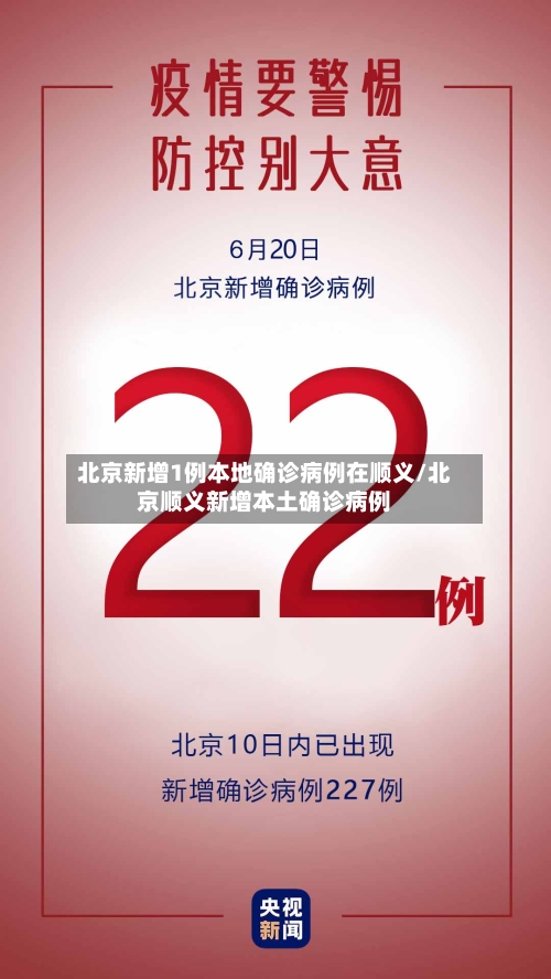 北京新增1例本地确诊病例在顺义/北京顺义新增本土确诊病例-第3张图片