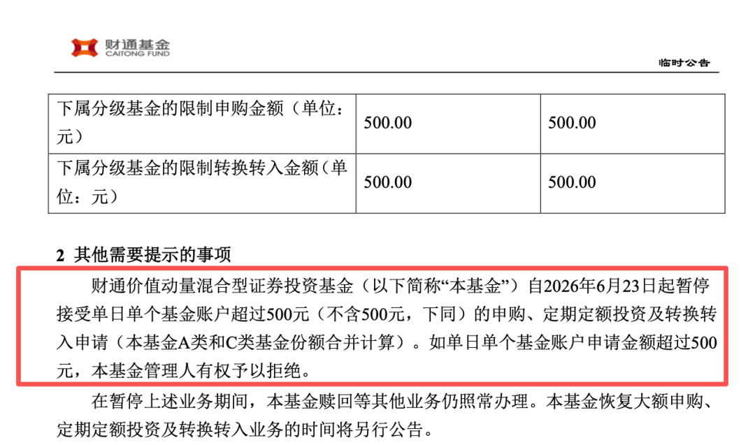 金梓才，旗下多只基金一起限购！